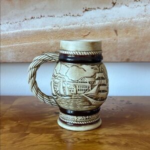 Vintage Avon Handcrafted Ceramic Sailing Stein